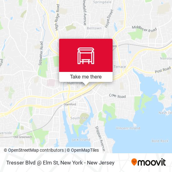 Mapa de Tresser Blvd @ Elm St