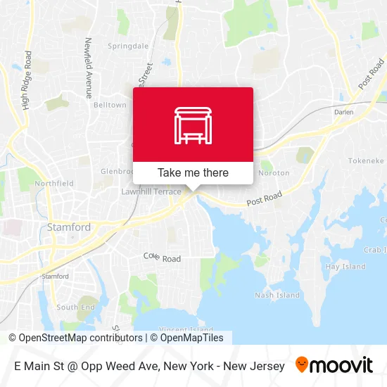 E Main St @ Opp Weed Ave map