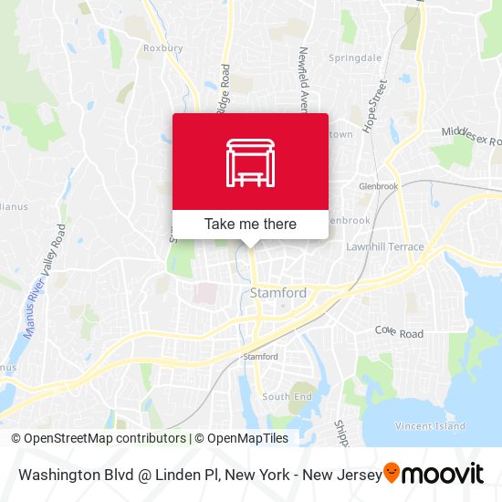 Washington Blvd @ Linden Pl map