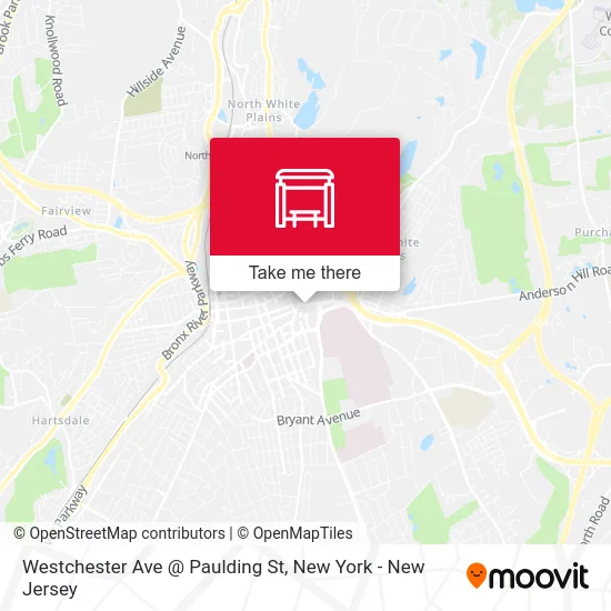 Westchester Ave @ Paulding St map