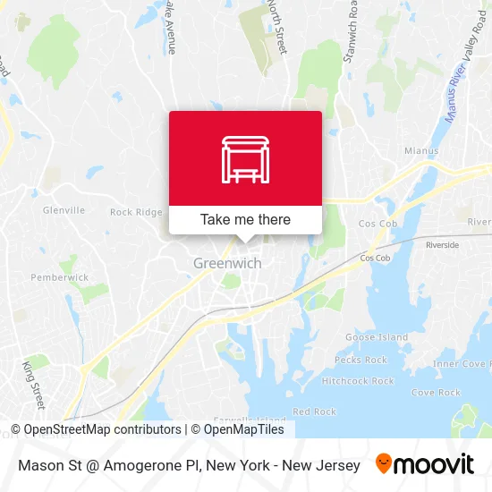 Mason St @ Amogerone Pl map