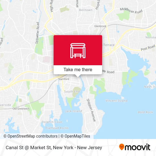 Canal St @ Market St map