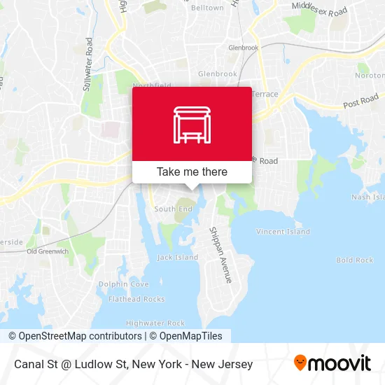 Canal St @ Ludlow St map