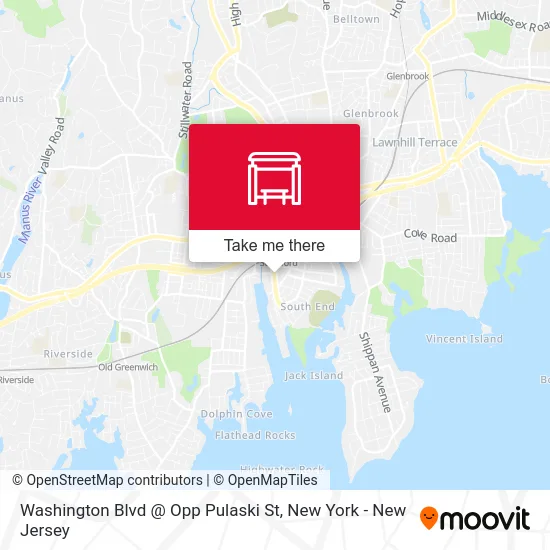 Washington Blvd @ Opp Pulaski St map