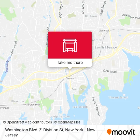 Mapa de Washington Blvd @ Division St