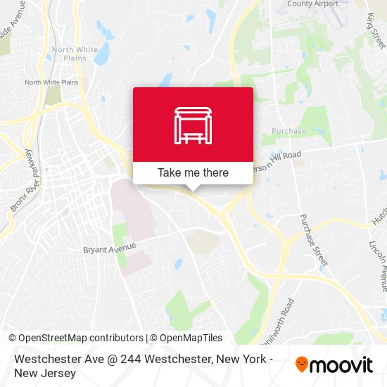 Westchester Ave @ 244 Westchester map