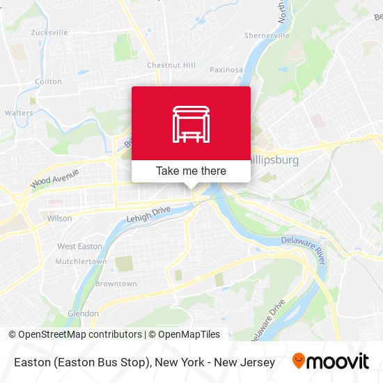 Easton (Easton Bus Stop) map
