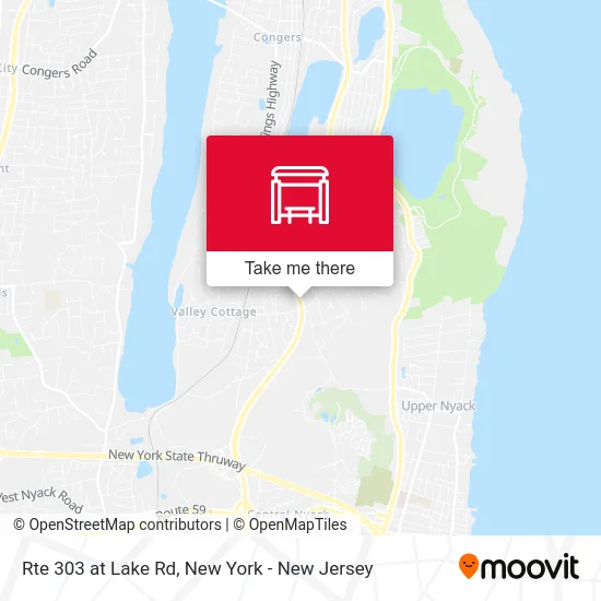 Rte 303 at Lake Rd map