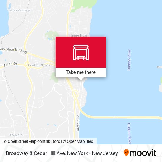 Mapa de Broadway & Cedar Hill Ave