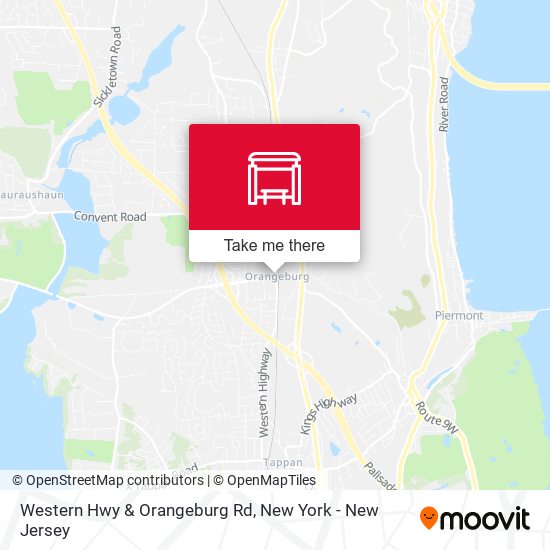 Mapa de Western Hwy & Orangeburg Rd