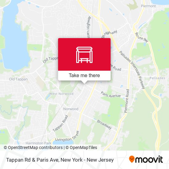 Tappan Rd & Paris Ave map