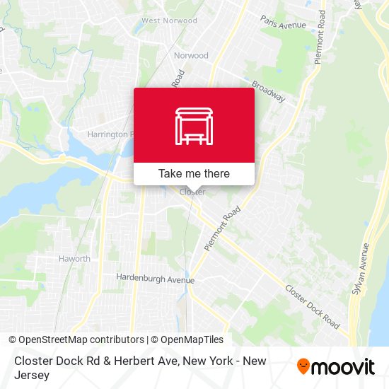 Closter Dock Rd & Herbert Ave map