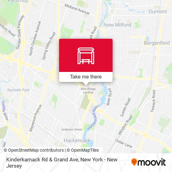 Kinderkamack Rd & Grand Ave map