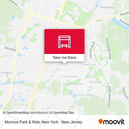 Monroe Park & Ride map