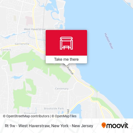 Rt 9w - West Haverstraw map