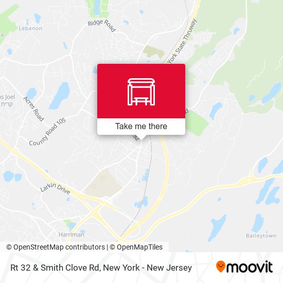 Mapa de Rt 32 & Smith Clove Rd