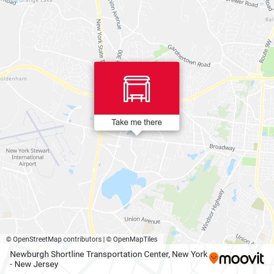 Mapa de Newburgh Shortline Transportation Center