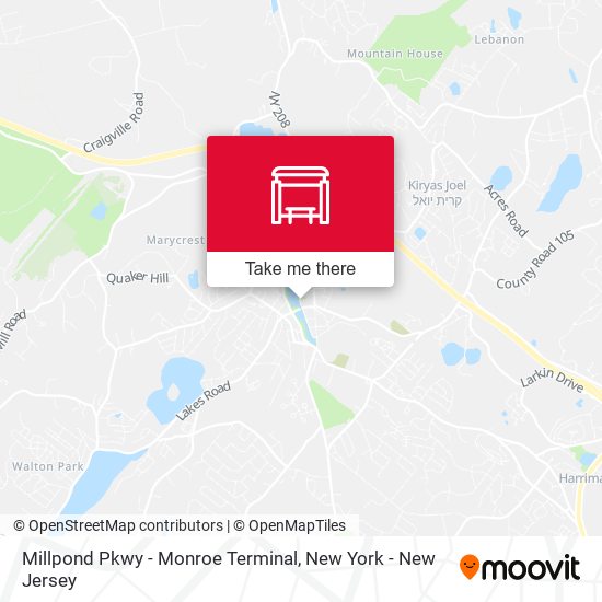 Mapa de Millpond Pkwy - Monroe Terminal