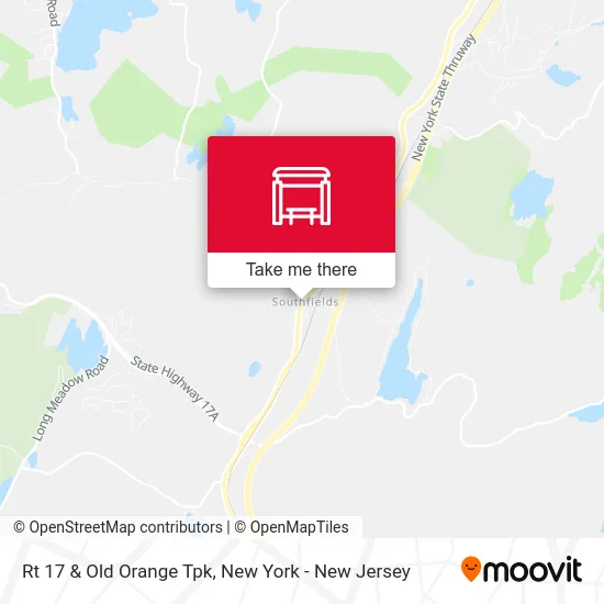 Rt 17 & Old Orange Tpk map