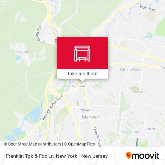 Mapa de Franklin Tpk & Fox Ln
