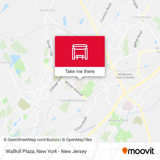 Mapa de Wallkill Plaza