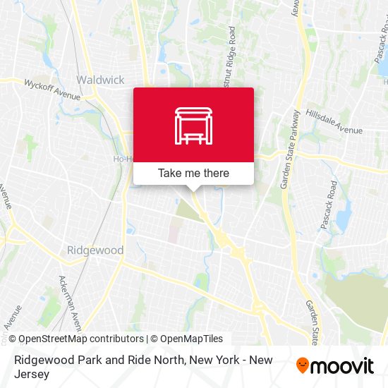 Mapa de Ridgewood Park and Ride North