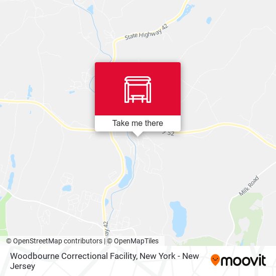 Mapa de Woodbourne Correctional Facility