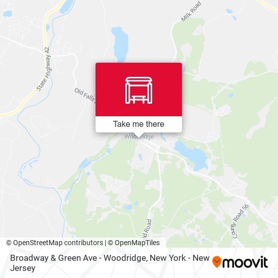 Broadway & Green Ave - Woodridge map