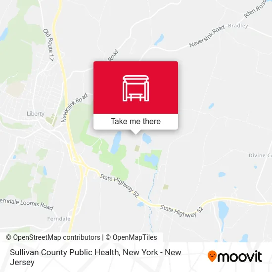 Sullivan County Public Health map