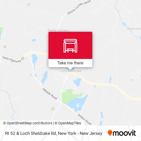 Mapa de Rt 52 & Loch Sheldrake Rd