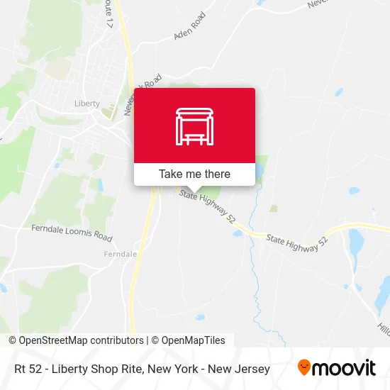 Rt 52 - Liberty Shop Rite map