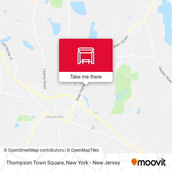 Thompson Town Square map