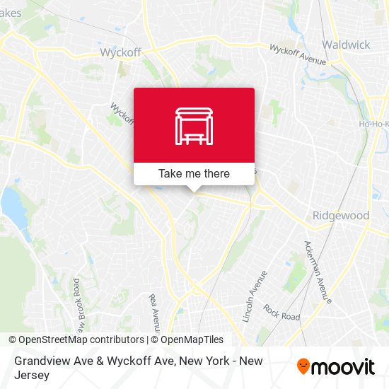 Mapa de Grandview Ave & Wyckoff Ave