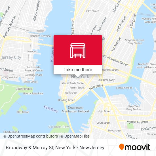 Broadway & Murray St map