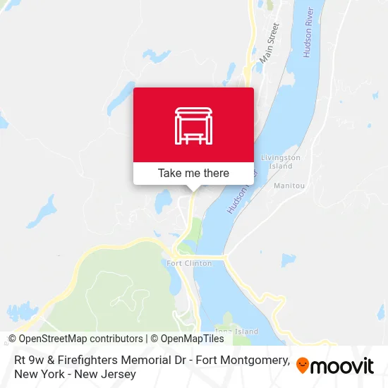 Rt 9w & Firefighters Memorial Dr - Fort Montgomery map