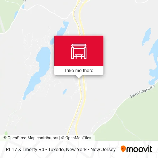 Rt 17 & Liberty Rd - Tuxedo map