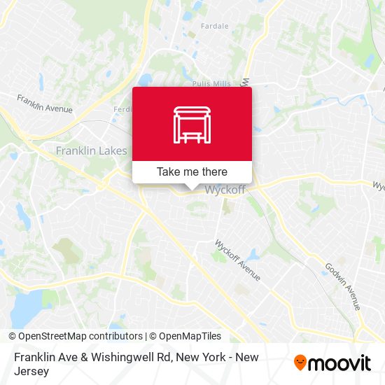 Mapa de Franklin Ave & Wishingwell Rd