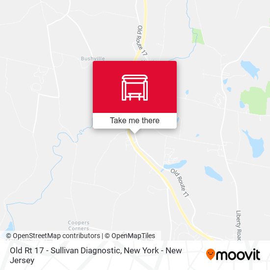 Mapa de Old Rt 17 - Sullivan Diagnostic
