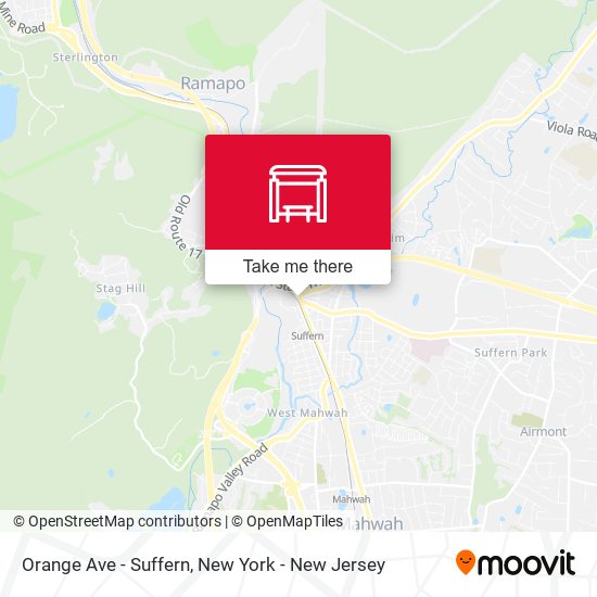 Mapa de Orange Ave - Suffern