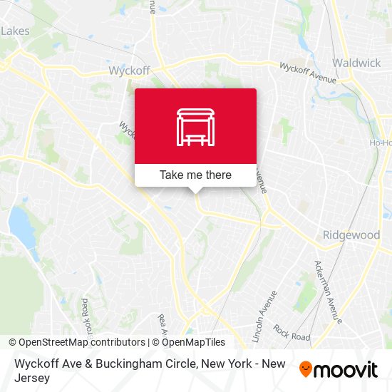 Mapa de Wyckoff Ave & Buckingham Circle