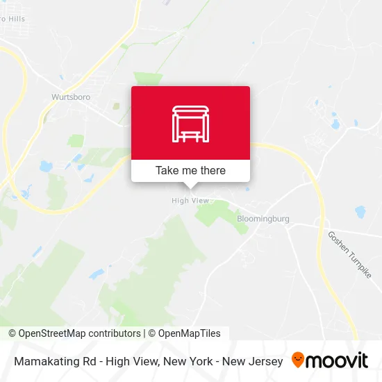 Mamakating Rd - High View map