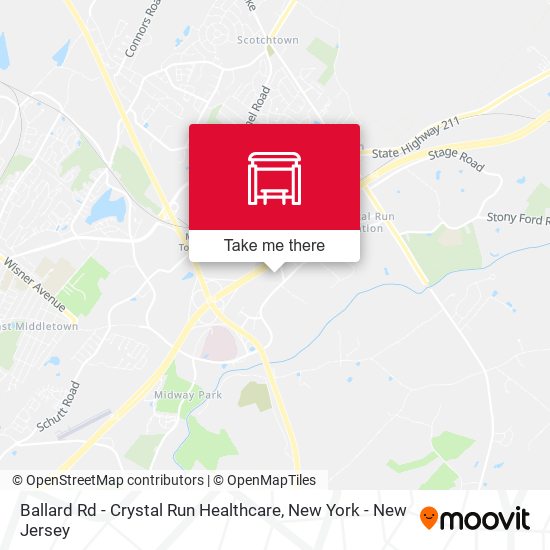 Ballard Rd - Crystal Run Healthcare map