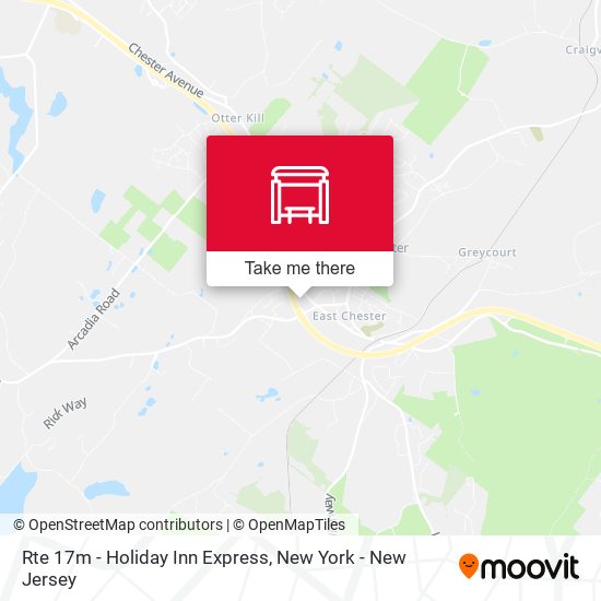 Rte 17m - Holiday Inn Express map