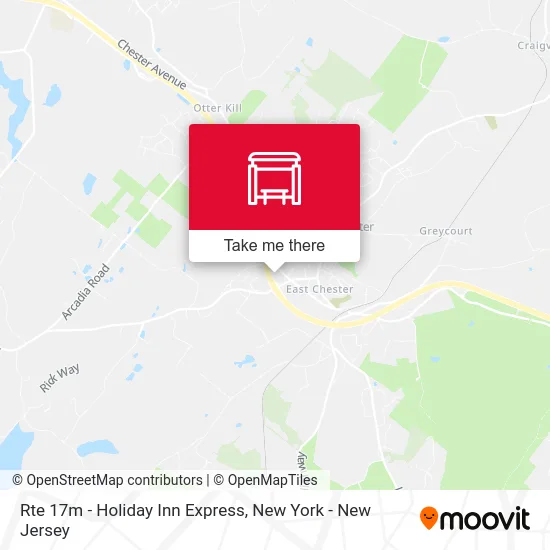 Rte 17m - Holiday Inn Express map