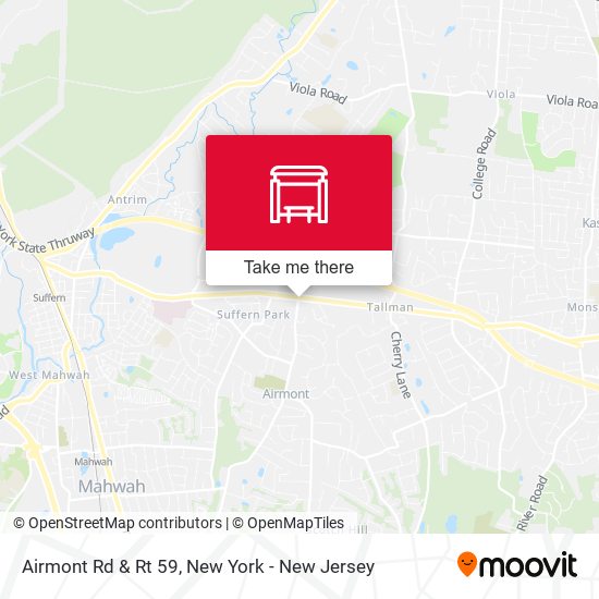 Mapa de Airmont Rd & Rt 59