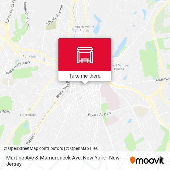 Mapa de Martine Ave & Mamaroneck Ave