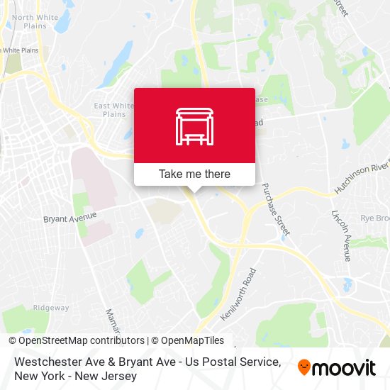 Westchester Ave & Bryant Ave - Us Postal Service map