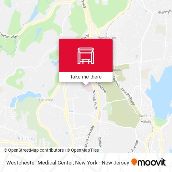 Mapa de Westchester Medical Center