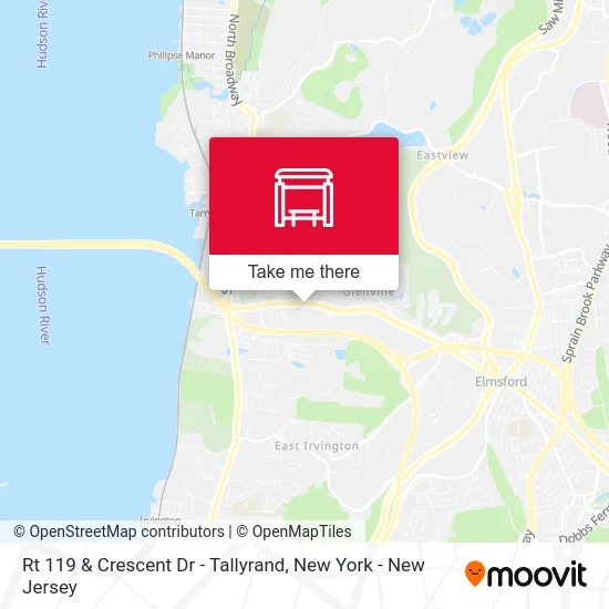 Rt 119 & Crescent Dr - Tallyrand map