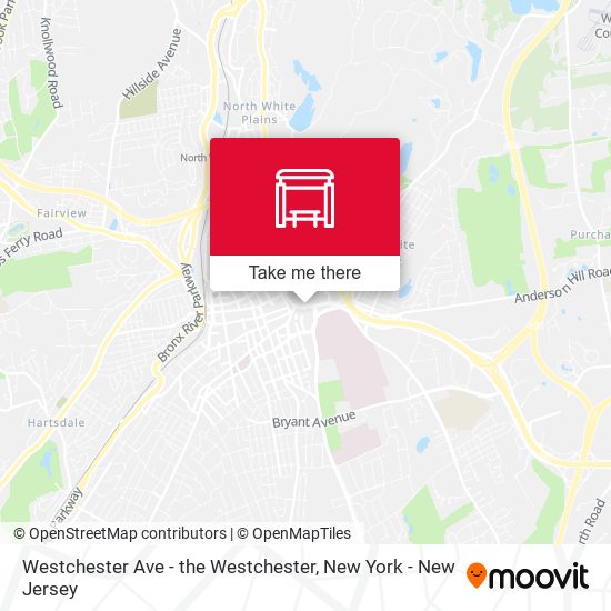 Mapa de Westchester Ave - the Westchester